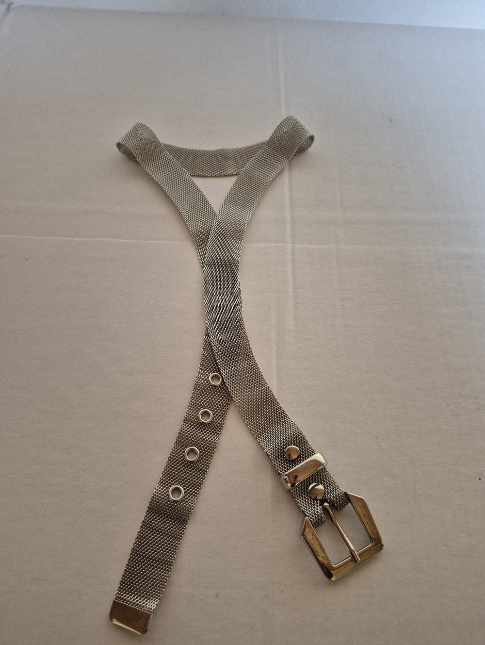 Womans Silver-Tone Mesh 36 Inch Belt
